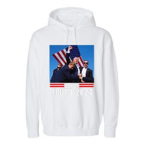 President Trump 2024 Election Vance Garment-Dyed Fleece Hoodie