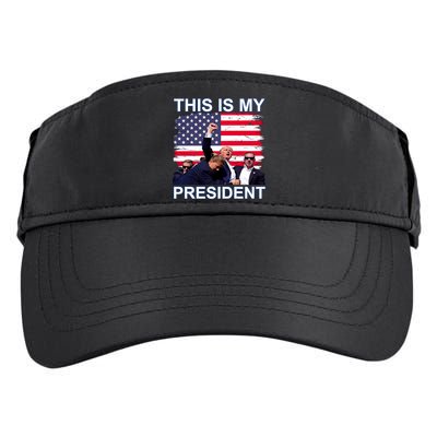 President Trump 2024 This Is My President Adult Drive Performance Visor