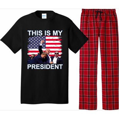 President Trump 2024 This Is My President Pajama Set