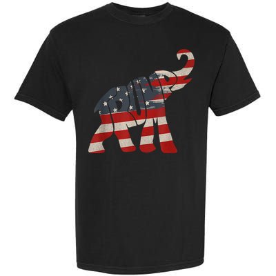President Trump 2024 Republican Elephant Trump Supporter Garment-Dyed Heavyweight T-Shirt