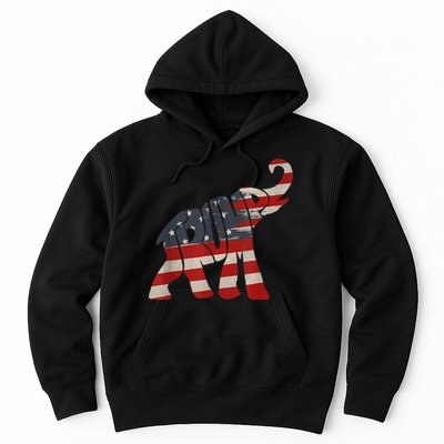 President Trump 2024 Republican Elephant Trump Supporter Hoodie