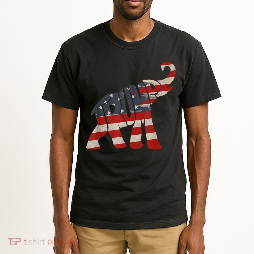 President Trump 2024 Republican Elephant Trump Supporter Tall T-Shirt