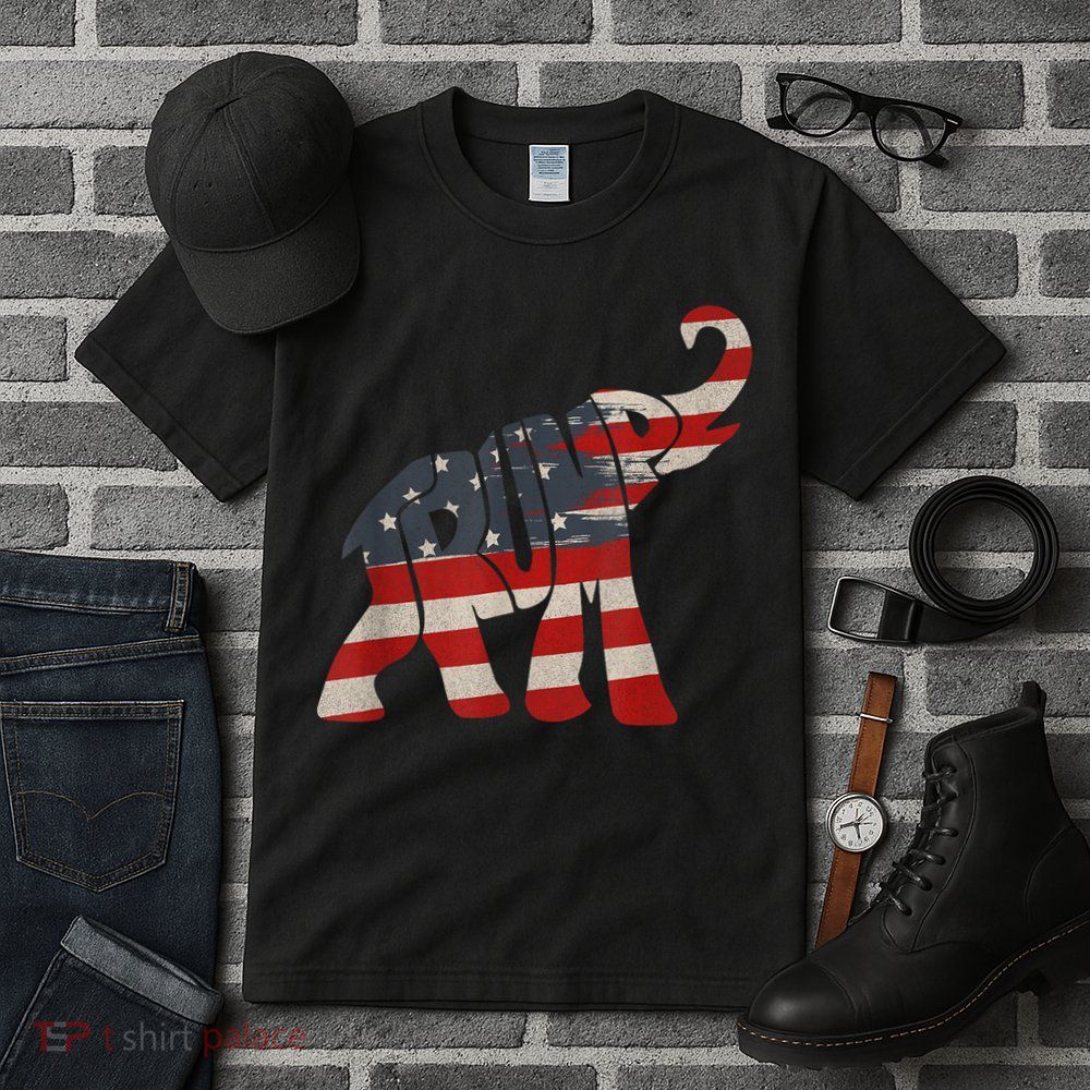 President Trump 2024 Republican Elephant Trump Supporter Tall T-Shirt