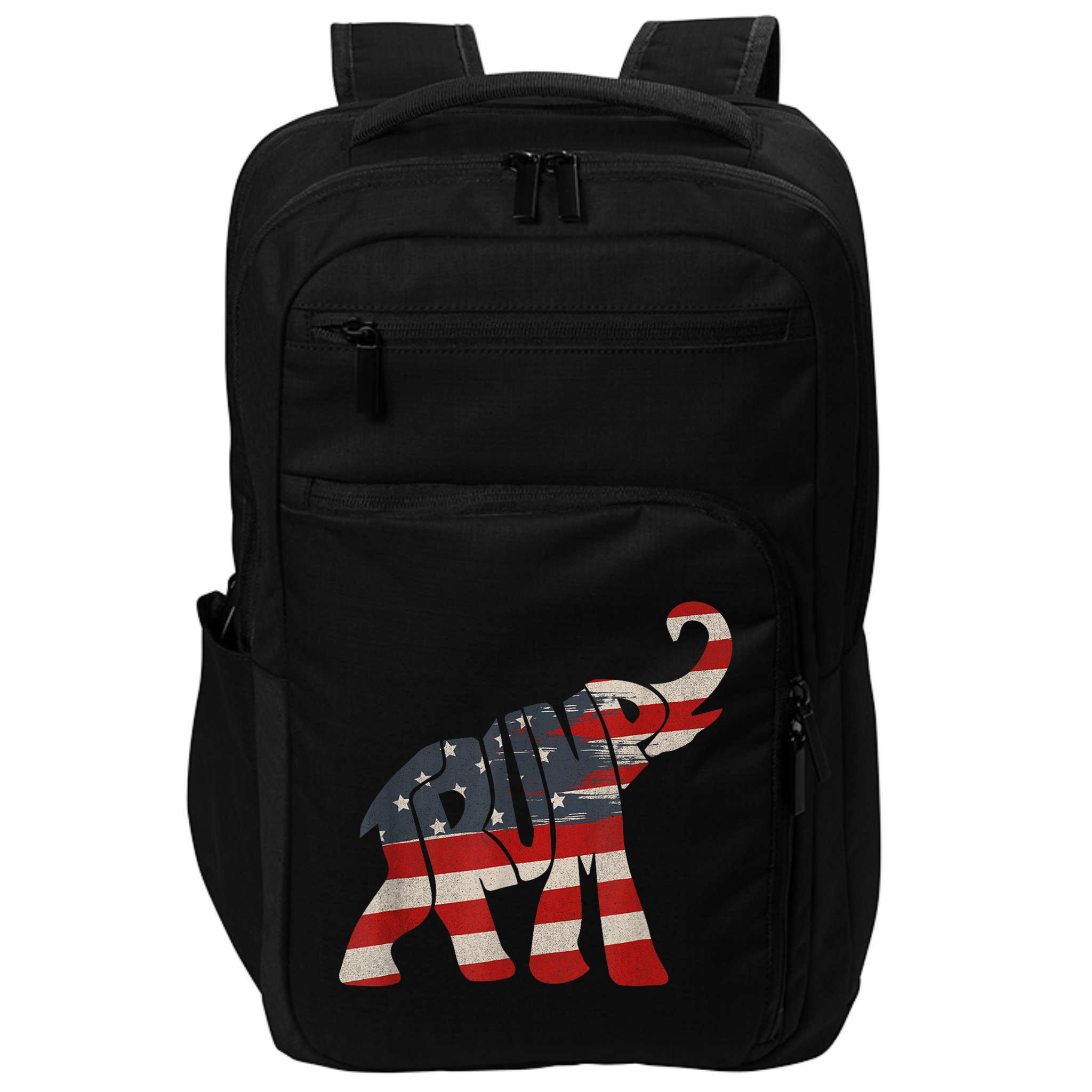 President Trump 2024 Republican Elephant Trump Supporter Impact Tech Backpack