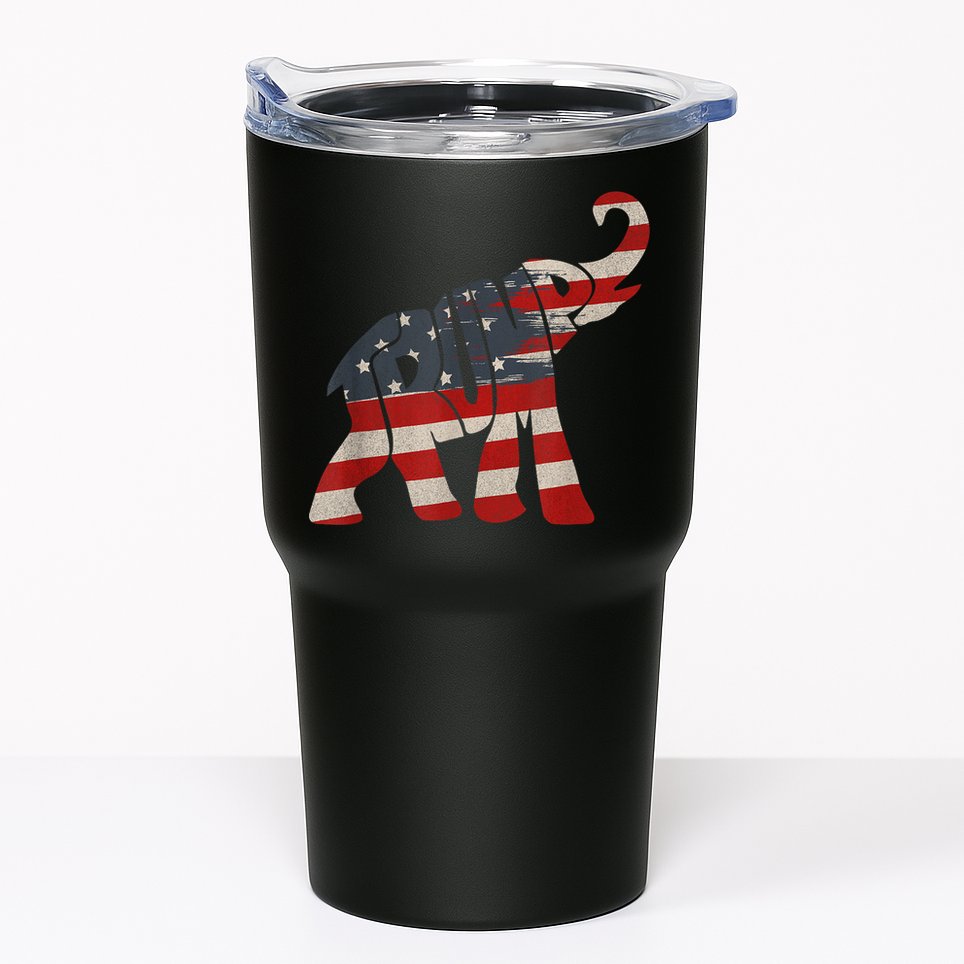 President Trump 2024 Republican Elephant Trump Supporter Tumbler