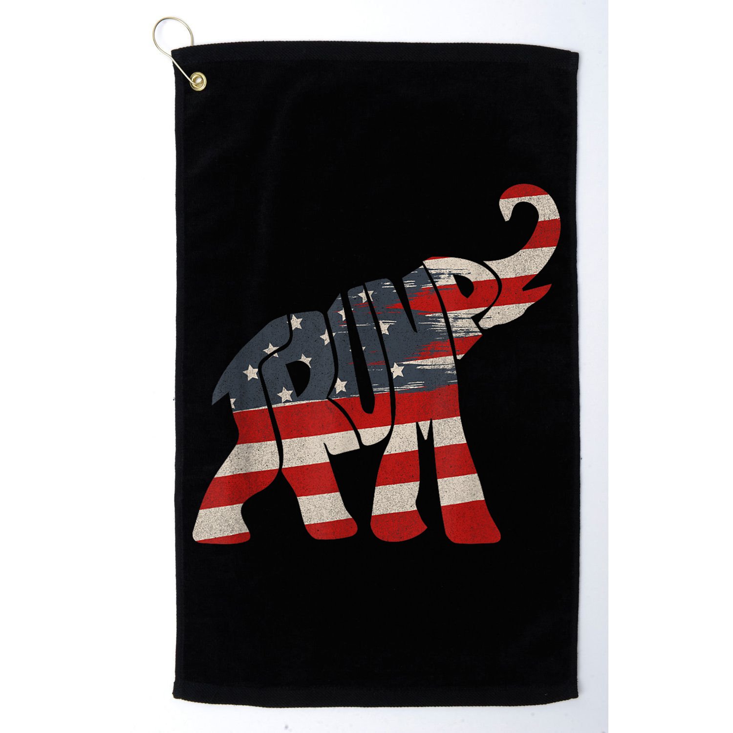 President Trump 2024 Republican Elephant Trump Supporter Golf Towel