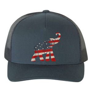 President Trump 2024 Republican Elephant Trump Supporter Yupoong Adult 5-Panel Trucker Hat