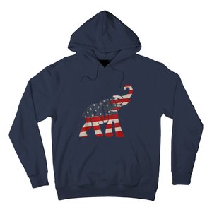 President Trump 2024 Republican Elephant Trump Supporter Hoodie