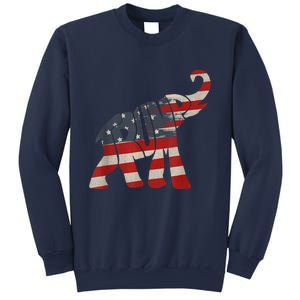 President Trump 2024 Republican Elephant Trump Supporter Sweatshirt