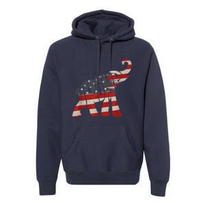 President Trump 2024 Republican Elephant Trump Supporter Premium Hoodie