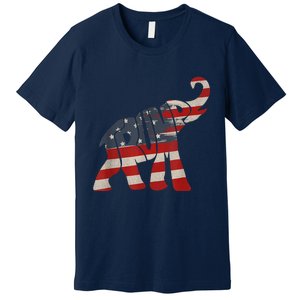 President Trump 2024 Republican Elephant Trump Supporter Premium T-Shirt