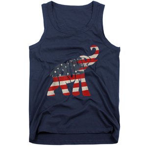 President Trump 2024 Republican Elephant Trump Supporter Tank Top