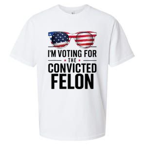 Pro Trump 2024 IM Voting For The Convicted Felon Sueded Cloud Jersey T-Shirt