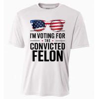 Pro Trump 2024 IM Voting For The Convicted Felon Cooling Performance Crew T-Shirt