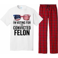 Pro Trump 2024 IM Voting For The Convicted Felon Pajama Set