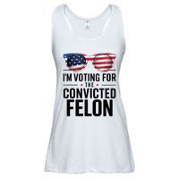 Pro Trump 2024 IM Voting For The Convicted Felon Ladies Essential Flowy Tank