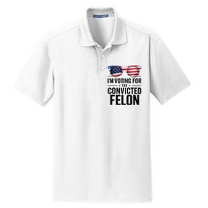 Pro Trump 2024 IM Voting For The Convicted Felon Dry Zone Grid Polo