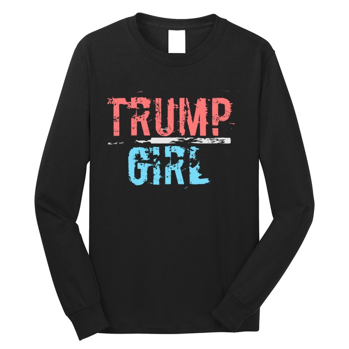 Pro Trump 2024 Election Women For Trump Long Sleeve Shirt