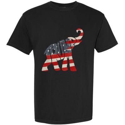 President Trump 2024 Republican Elephant Trump Supporter Garment-Dyed Heavyweight T-Shirt