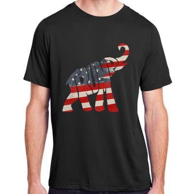 President Trump 2024 Republican Elephant Trump Supporter Adult ChromaSoft Performance T-Shirt