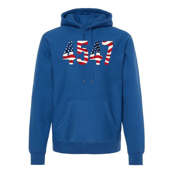 President Trump 2024 Vintage 45 47 Usa Premium Hoodie