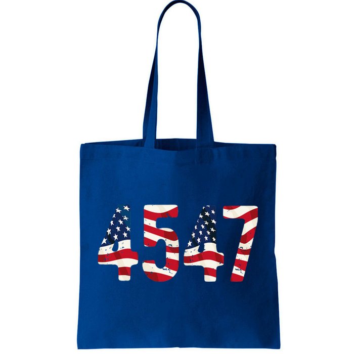 President Trump 2024 Vintage 45 47 Usa Tote Bag