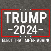 Political Trump 2024 Elect That MfEr Again Cotton Canvas Backpack