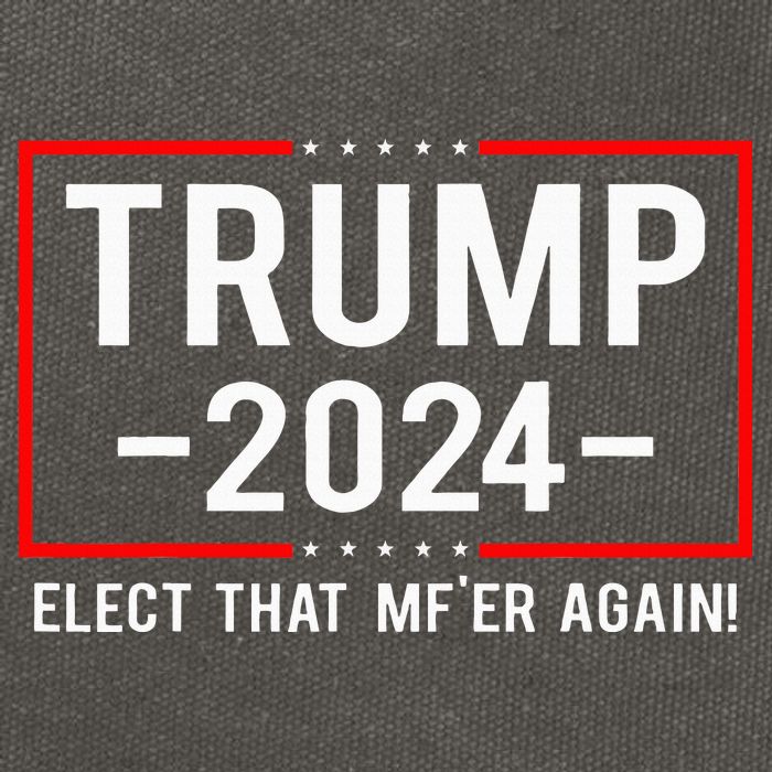 Political Trump 2024 Elect That MfEr Again Cotton Canvas Backpack