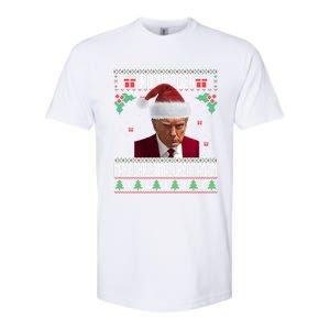 President Trump 2024 Mugshot Make Christmas Great Again Gift Softstyle CVC T-Shirt