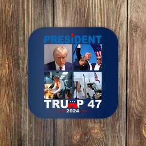 President Trump 47 2024 Coaster