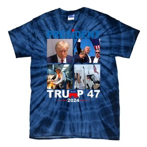 President Trump 47 2024 Tie-Dye T-Shirt