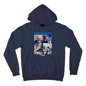 President Trump 47 2024 Tall Hoodie