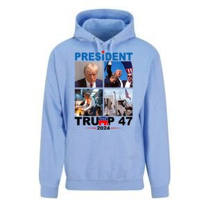 President Trump 47 2024 Unisex Surf Hoodie