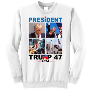 President Trump 47 2024 Sweatshirt