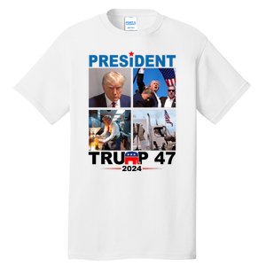 President Trump 47 2024 Tall T-Shirt