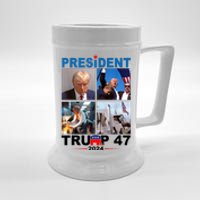 President Trump 47 2024 Beer Stein