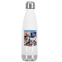 President Trump 47 2024 Stainless Steel Insulated Water Bottle