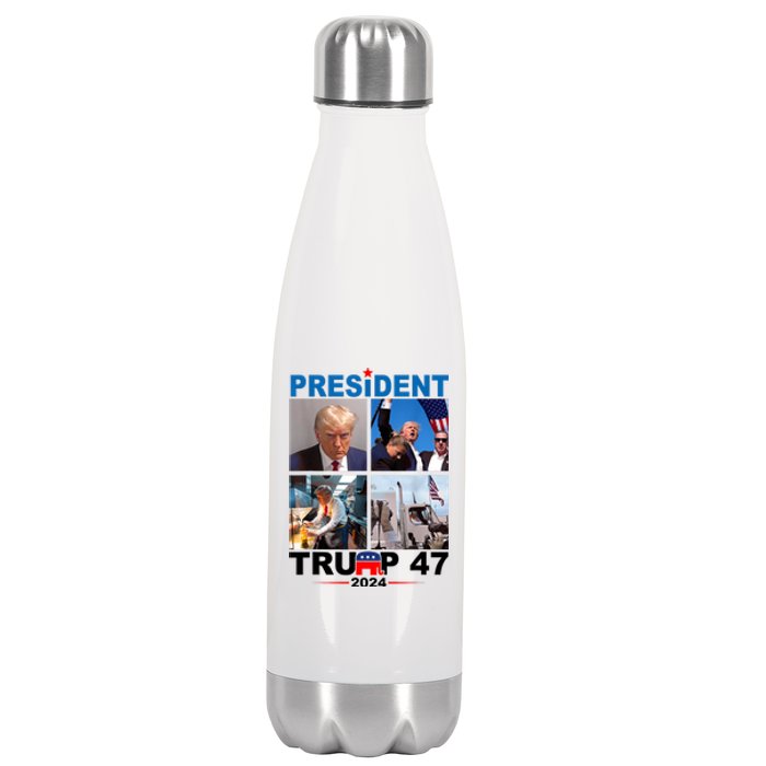 President Trump 47 2024 Stainless Steel Insulated Water Bottle