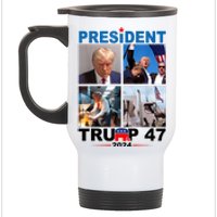 President Trump 47 2024 Stainless Steel Travel Mug