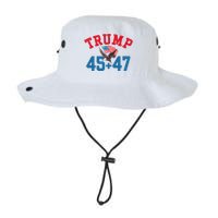 Patriotic Trump 45 And 47 Victory Winner Won Patriotic Flag Legacy Cool Fit Booney Bucket Hat