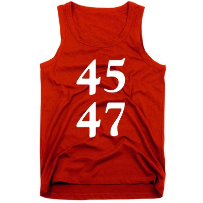 President Trump 45 47 Trump 2024 Election Tank Top