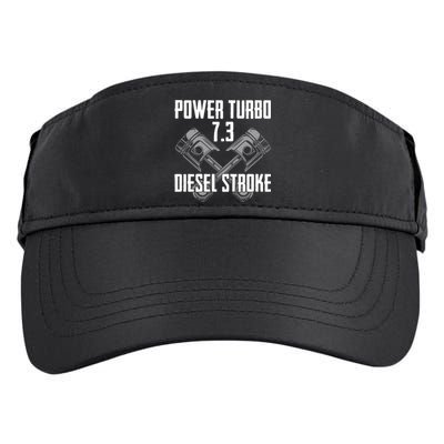 Power Turbo 7 3 Diesel Stroke Cute Gift Adult Drive Performance Visor