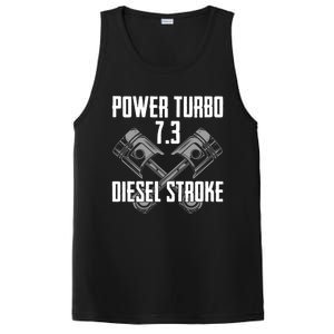 Power Turbo 7 3 Diesel Stroke Cute Gift PosiCharge Competitor Tank