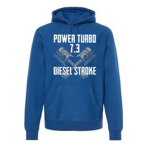 Power Turbo 7 3 Diesel Stroke Cute Gift Premium Hoodie