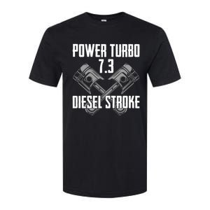 Power Turbo 7 3 Diesel Stroke Cute Gift Softstyle CVC T-Shirt