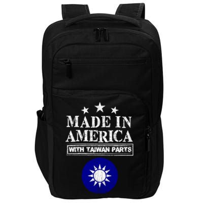 Proud Taiwanese American Taiwan Immigrant Pride Funny Gift Impact Tech Backpack