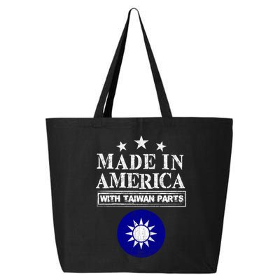 Proud Taiwanese American Taiwan Immigrant Pride Funny Gift 25L Jumbo Tote