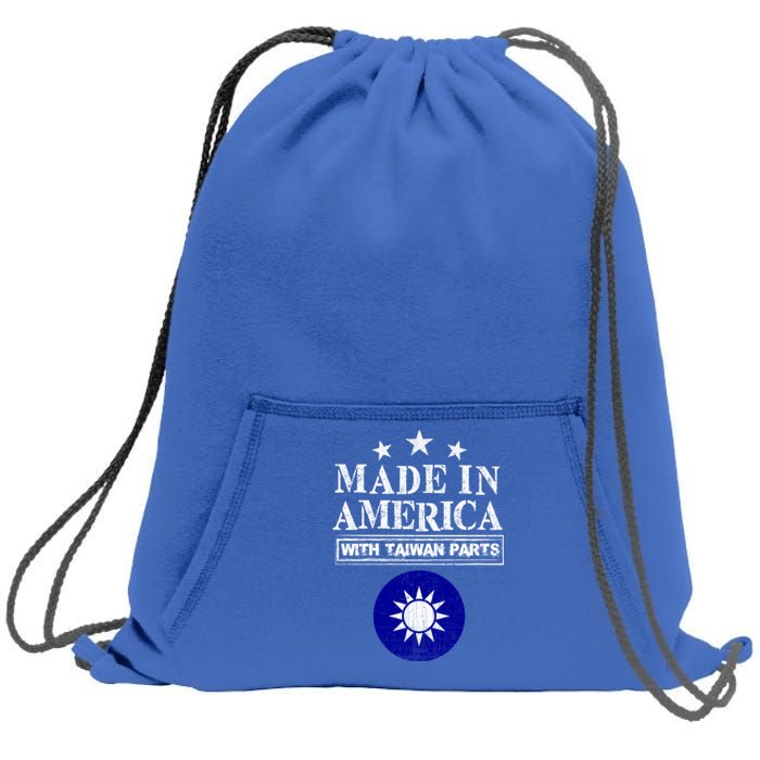 Proud Taiwanese American Taiwan Immigrant Pride Funny Gift Sweatshirt Cinch Pack Bag