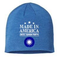 Proud Taiwanese American Taiwan Immigrant Pride Funny Gift Sustainable Beanie