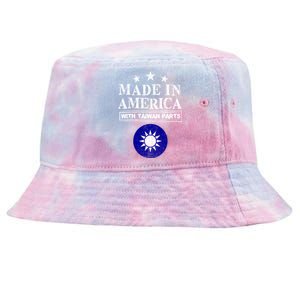 Proud Taiwanese American Taiwan Immigrant Pride Funny Gift Tie-Dyed Bucket Hat